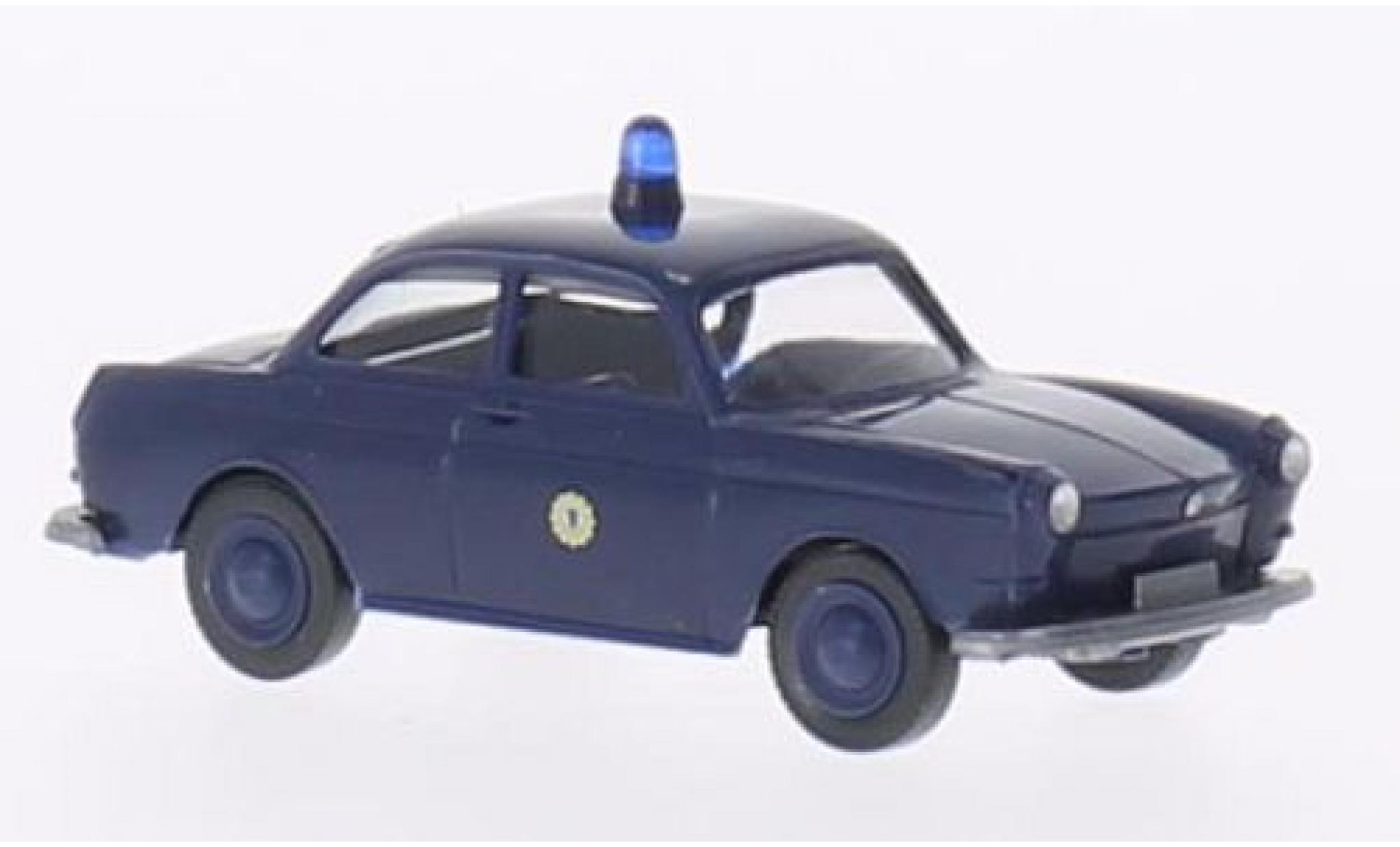 Volkswagen 1600 1/87 Wiking police Berlin diecast model cars