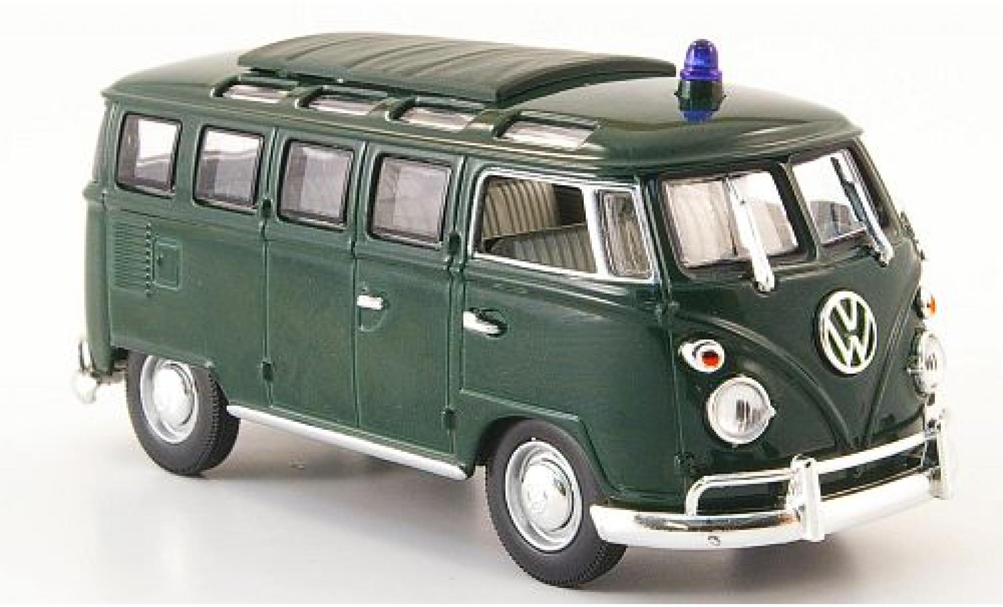 Volkswagen T1 1/43 Yat Ming Samba police vert diecast model cars