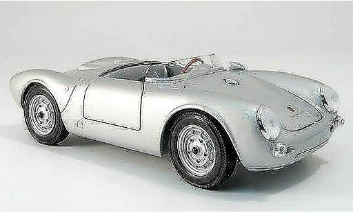 Porsche 550 Base 1/18 Maisto a spyder grey diecast model cars