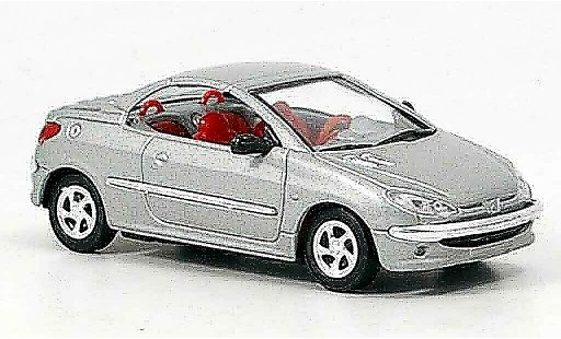 Peugeot 206 CC 1/43 Solido grey interieur red diecast model cars