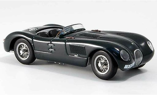 Jaguar C-Type Base 1/43 Autoart green diecast model cars