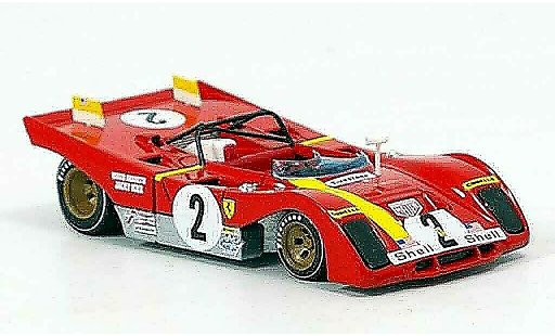 Ferrari 312 PB 1/43 Brumm no.2 ickx andretti 6 std. daytona 1972 diecast model cars