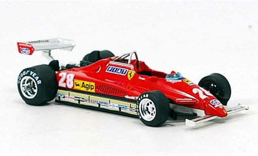 Ferrari 126 C2 1/43 Brumm no.28 d.pironi gp san marino diecast model cars