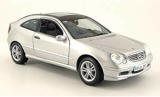 Mercedes Classe C Coupe 1/18 Maisto grey sportcoupe diecast model cars