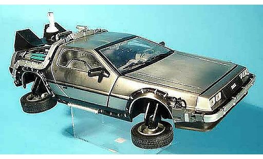 De Lorean futur II Time Machine 1/18 Sun Star dmc-12 retour vers le futur diecast model cars