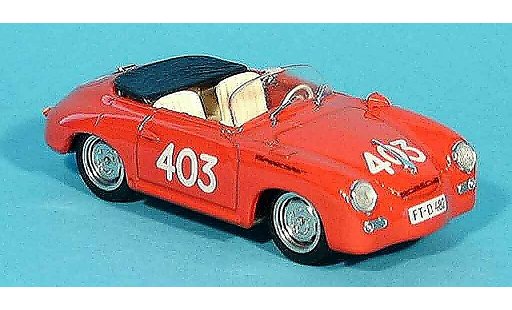 Porsche 356 1952 1/43 Brumm Speedster No.403 Mille Miglia diecast model cars