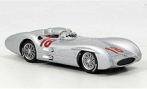 Mercedes W 196 Base 1/43 Brumm C No.18 J.M.Fangio GP Frankreich 1954 diecast model cars