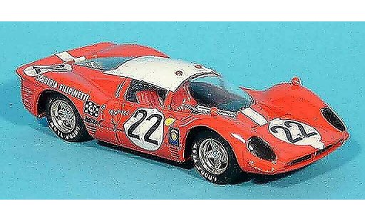 Ferrari 330 P4 1/43 Brumm le mans 1967 diecast model cars