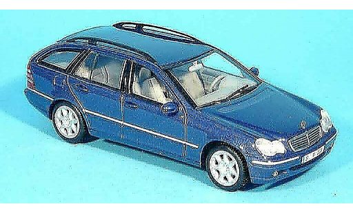Mercedes Classe C T-Modell 1/43 Minichamps T Modell blue diecast model cars