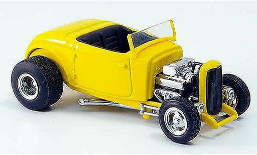 Ford 1932 Hot Rod 1/43 Eagle Street yellow blackes Interieur diecast model cars