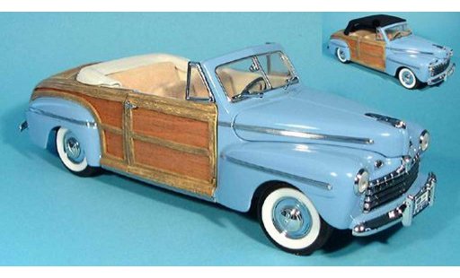 Ford Sportsman Cabriolet 1/18 Yat Ming blue avec stoffroof zum auswechseln 1946 diecast model cars