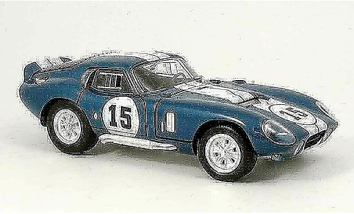 Shelby Daytona Coupe Base 1/18 Yat Ming blue 1965 diecast model cars