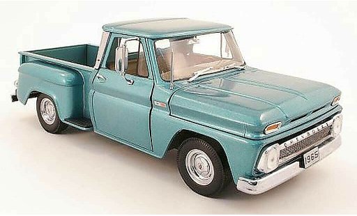 Chevrolet C-10 Pickup 1/18 Sun Star pick up stepside turquoise 1965 diecast model cars