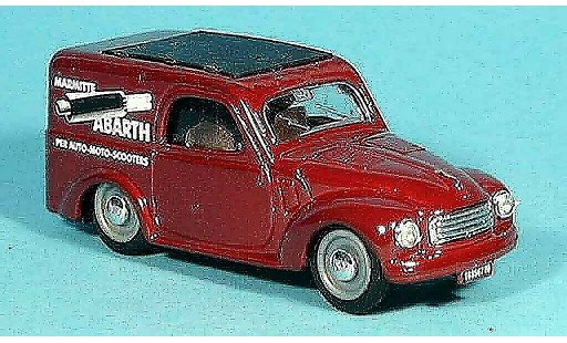 Fiat 500 Abarth 1/43 Brumm C Topolino red Lieferwagen 1956 diecast model cars