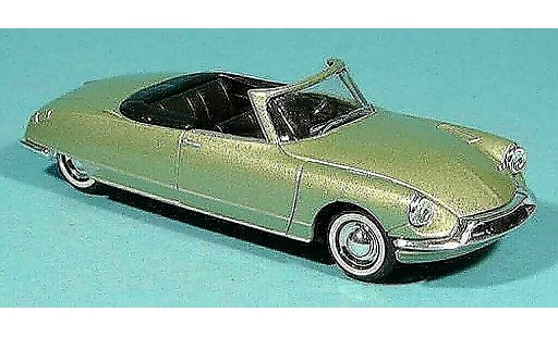 Citroen DS Cabriolet 1/43 Solido Convertible green 1961 diecast model cars