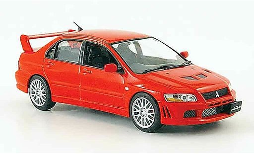 Mitsubishi Lancer Evolution VII 1/43 IXO red 2001 diecast model cars