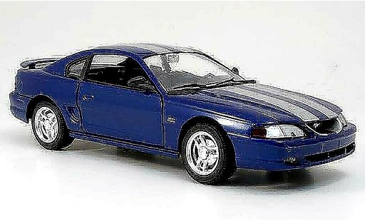Ford Mustang 1994 1/18 Eagle coupe blue avec bandes greys diecast model cars