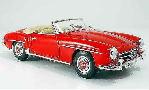 Mercedes 190 Base 1/18 Maisto red 1955 diecast model cars