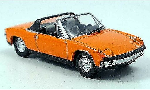 Porsche 914 Base 1/43 Solido Targa orange 1969 diecast model cars
