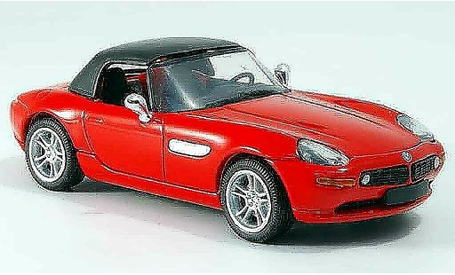 Bmw Z8 roadster 1/43 Solido red closed 1999 diecast model cars