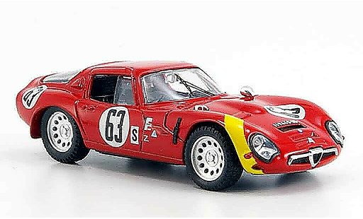Alfa Romeo Giulia TZ2 1/43 Best no.63 geki andrey 12h sebring 1966 diecast model cars