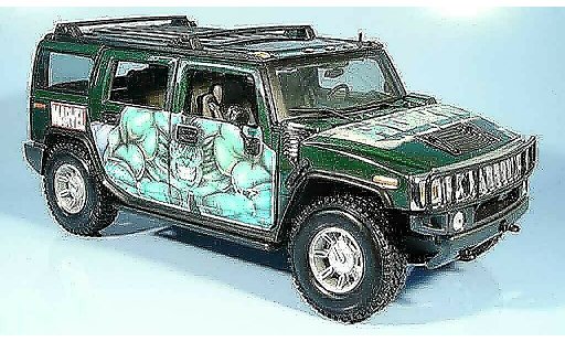 Hummer H2 Base 1/18 Maisto suv hulk diecast model cars