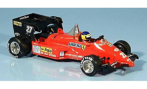 Ferrari 126 C4 1/43 Brumm g.p. belgien m. alboreto diecast model cars
