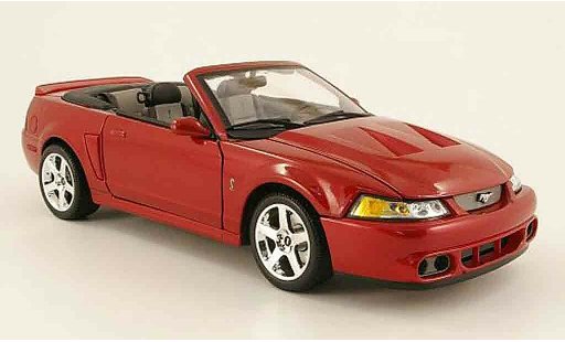 Ford Mustang 2003 1/18 Maisto svt cobra convertible red diecast model cars
