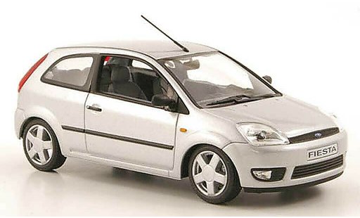 Ford Fiesta MKIV 1/43 Minichamps grey 3-portes diecast model cars