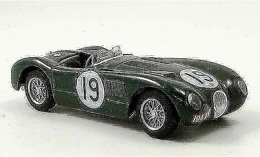 Jaguar C-Type Course 1/43 Brumm no.19 whitehead stewart vierter le mans 1953 diecast model cars
