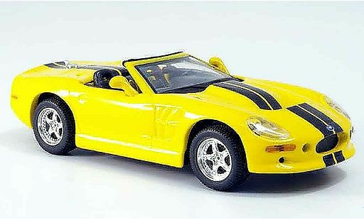 Shelby Series 1 Base 1/43 Maxi Car yellow diecast model cars
