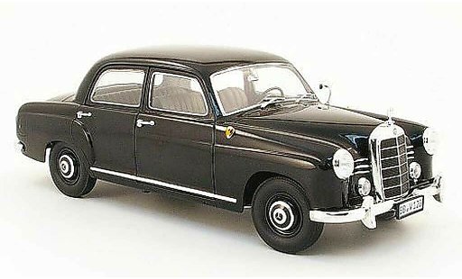 Mercedes 180 Base 1/18 Revell ponton (w 120) black 1953 diecast model cars