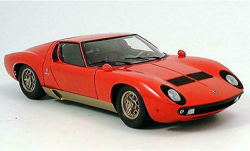 Lamborghini Miura P400 1/18 Kyosho red 1974 diecast model cars