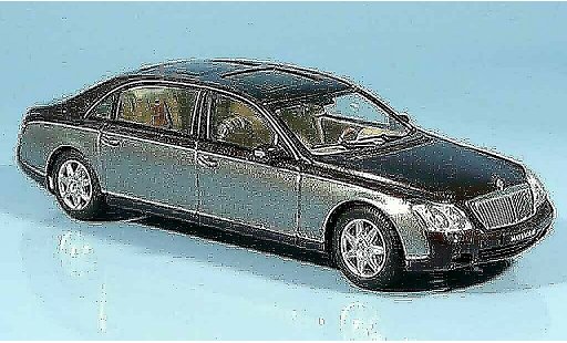Maybach 62 LWB 1/43 Autoart grey red diecast model cars