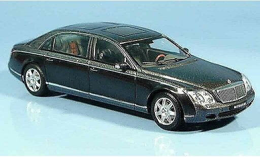 Maybach 62 LWB 1/43 Autoart grey black diecast model cars