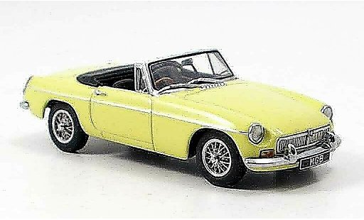 MG B Roadster 1/43 Autoart MK II yellow diecast model cars