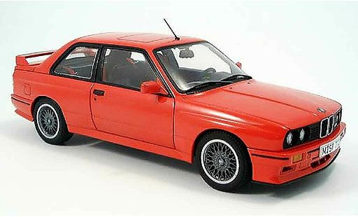 Bmw M3 coupe 1/18 Autoart E30 red diecast model cars