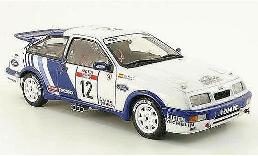 Ford Sierra Cosworth 1/18 Autoart no.12 ford motorsport rallye korsika 1988 c.sainz / l.moya diecast model cars
