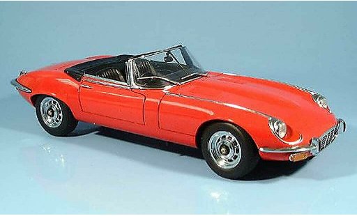 Jaguar E-Type 1971 1/18 Autoart cabriolet red series iii diecast model cars