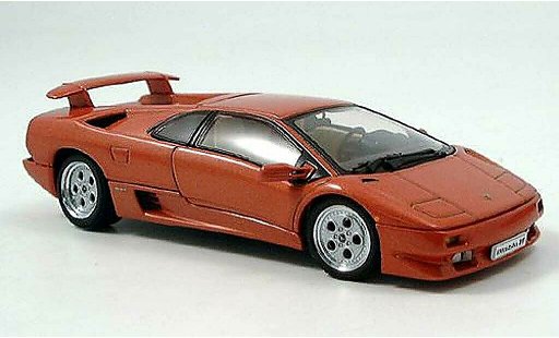 Lamborghini Diablo VT 1/43 Autoart Coupe met. red diecast model cars