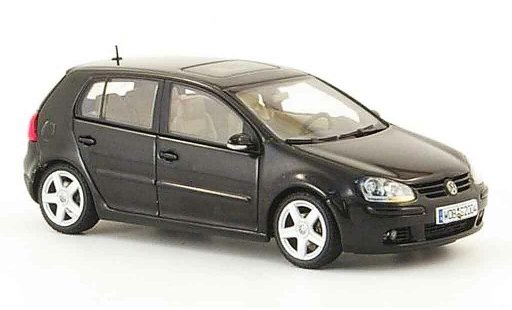 Volkswagen Golf Base 1/43 Autoart black 5 portes 2003 diecast model cars
