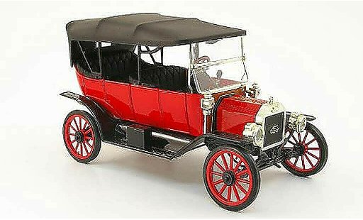 Ford Model T Touring 1/18 Eagle red/black 1913 diecast model cars