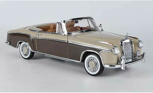 Mercedes 220 Cabriolet 1/18 Sun Star SE Convertible beige/brown 1958 diecast model cars