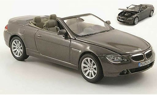 Bmw 630 E64 1/43 Kyosho Convertible green-grey 2004 diecast model cars