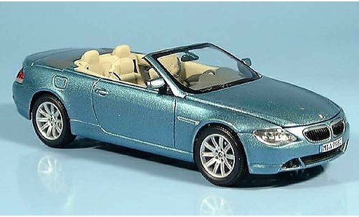 Bmw 650 E64 1/43 Kyosho Convertibleblue 2004 diecast model cars