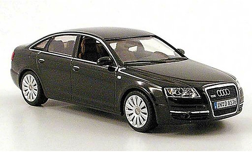 Audi A6 berline 1/43 Minichamps (C6) black 2004 diecast model cars