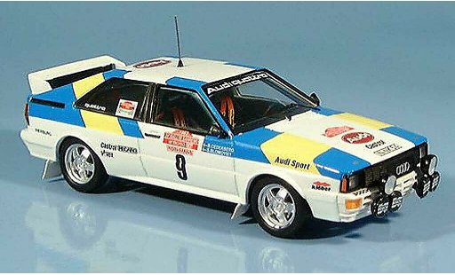 Audi Quattro coupe 1/43 Trofeu winner San Remo Blomquist-Cedeberg 1982 diecast model cars