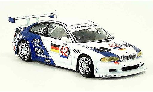 Bmw M3 course 1/43 Minichamps GTR E46 ELMS Letho Muller 2001 diecast model cars