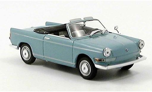 Bmw 700 cabriolet 1/43 Minichamps S Convertible greyblue 1961 diecast model cars