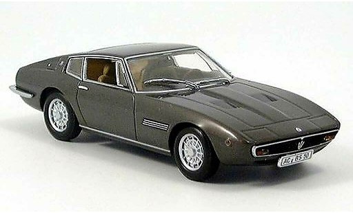 Maserati Ghibli coupe 1/43 Minichamps brown 1972 diecast model cars